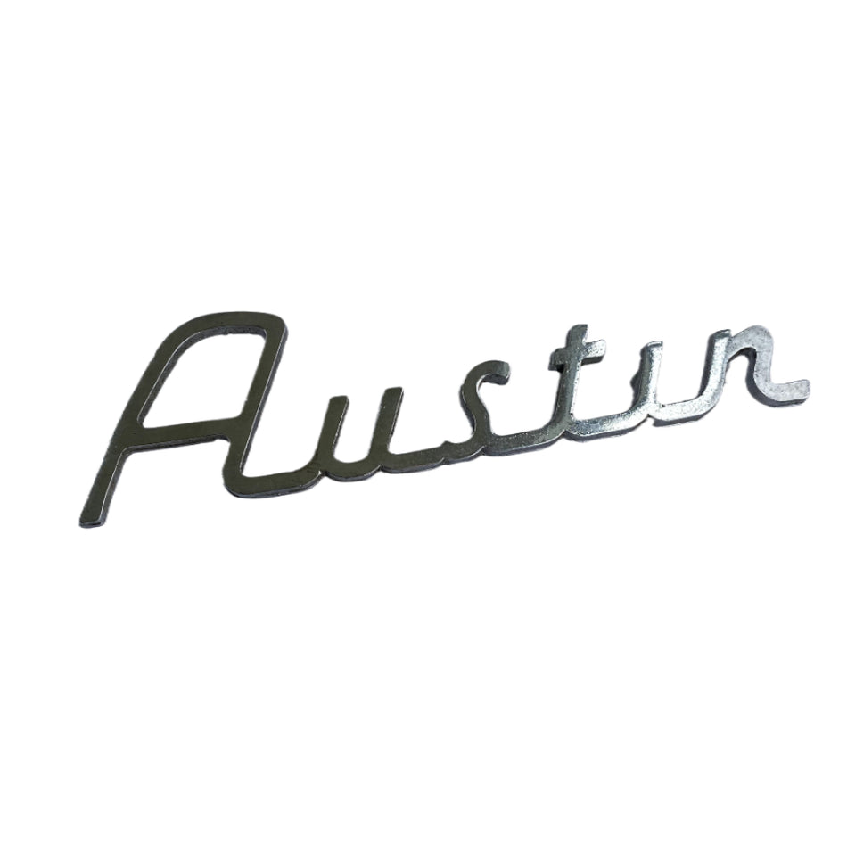 BADGE "Austin" Chrome Badge for Classic Austin Mini Mk1 Cooper a