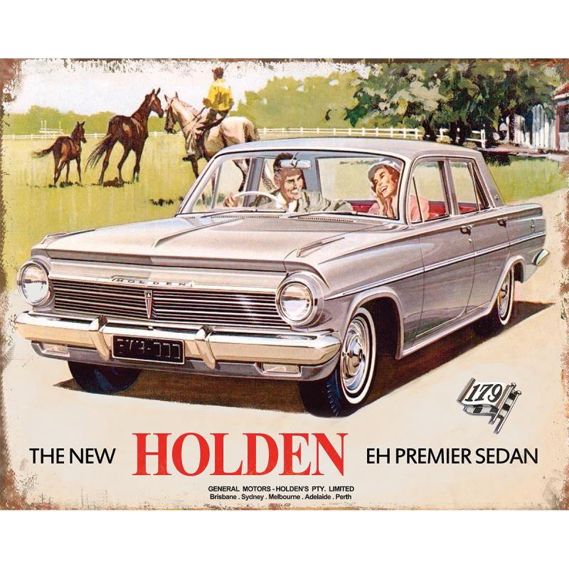 TIN SIGN Holden EH Premier