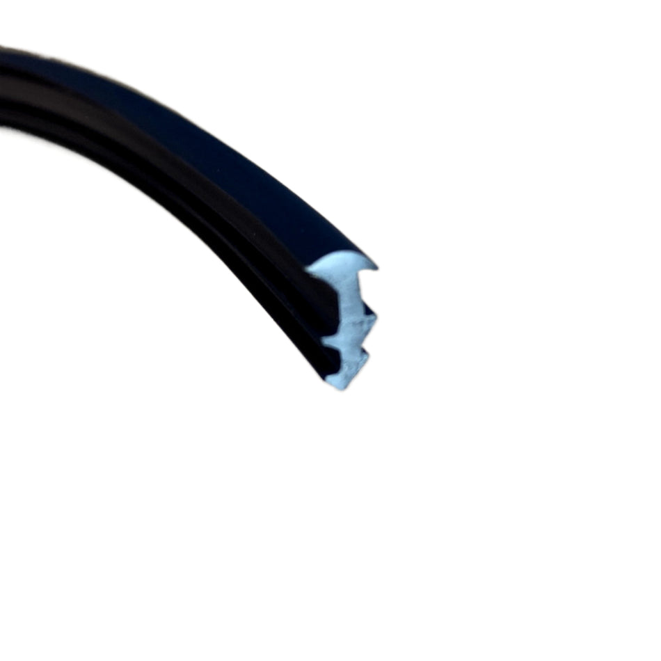 GLASS WEDGE SEAL Small Feathered Wedge PVC 3mm wedge width