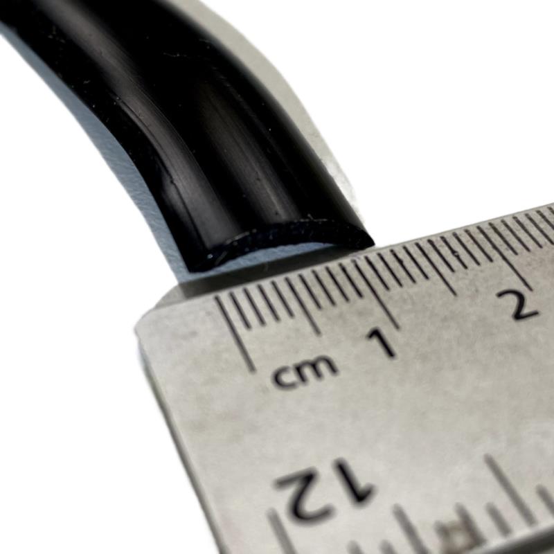 RUBRAIL Infill No 12 - Black 12mm Plastic infill for caravans pe