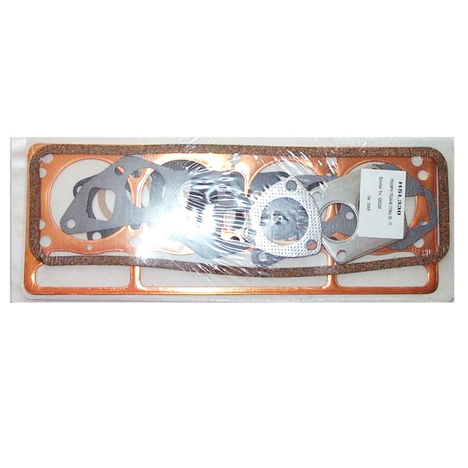 GASKET SET, Head, Triumph TR3 - 4A (CC511)