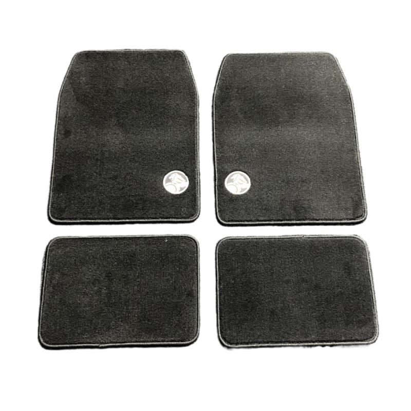 MAT SET 4 piece with HOLDEN Logo Black