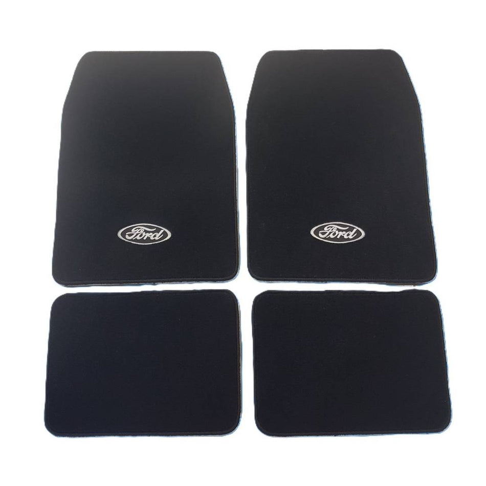 FORD ZEPHYR MK3 MAT SET 4 piece with Silver FORD Logo - choose y