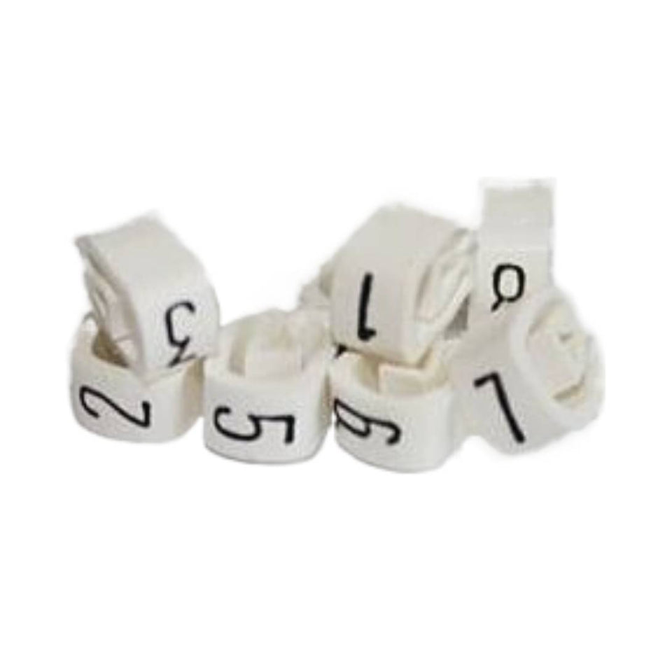 HT LEAD NUMBERS 8mm  White 1 to 8