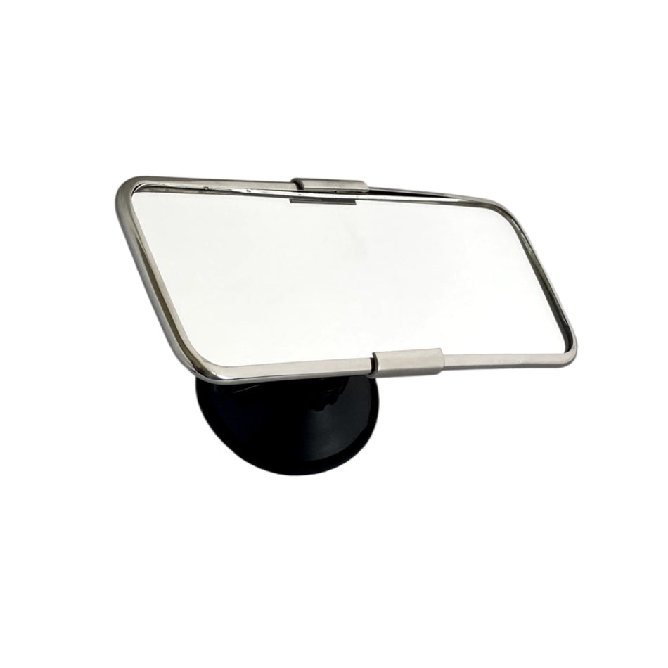 INTERIOR REAR VISION MIRROR Suction Type 152mm Rectangle Stainle