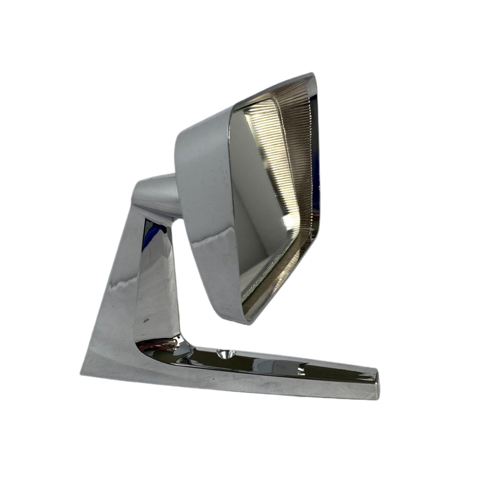 MIRROR RECTANGLE FENDER CHROME Plastic Long Base