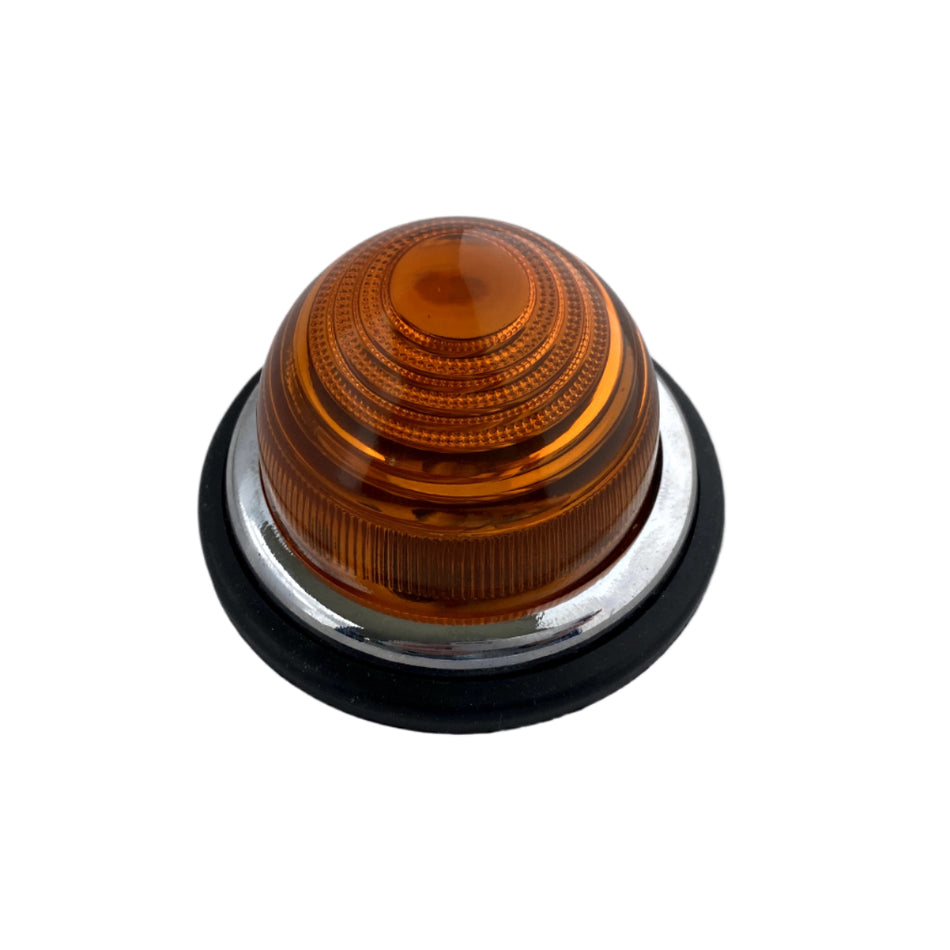 INDICATOR LIGHT FLUSH MOUNT L594 Amber Beehive Lamp