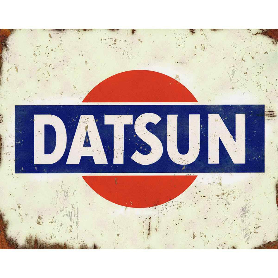 TIN SIGN Datsun Logo