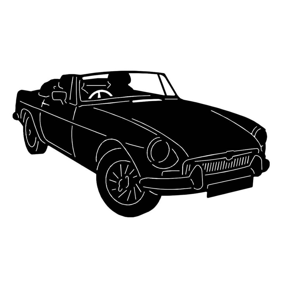 CAR ART Silhouette MGB 504x287mm