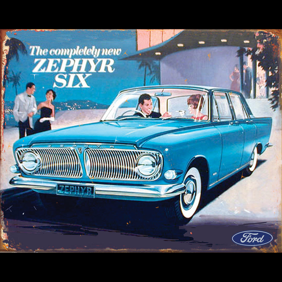 TIN SIGN Ford  Zephyr Six Mk3