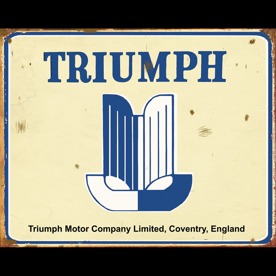 TIN SIGN Triumph Logo