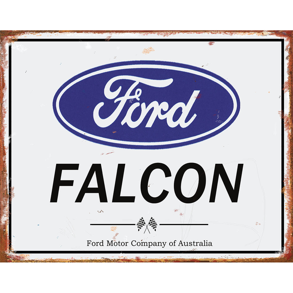 TIN SIGN Ford Falcon