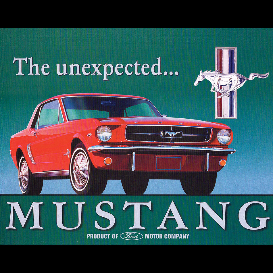 TIN SIGN Mustang The Unexpected