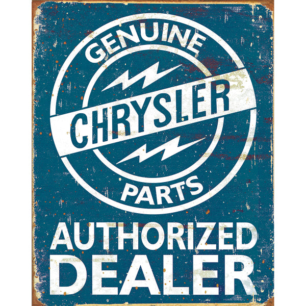 TIN SIGN Chrysler Genuine Parts