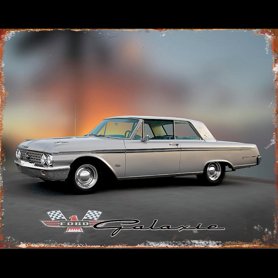 TIN SIGN Ford Galaxie