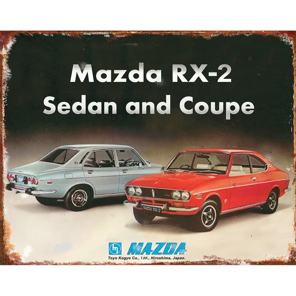 TIN SIGN Mazda RX2