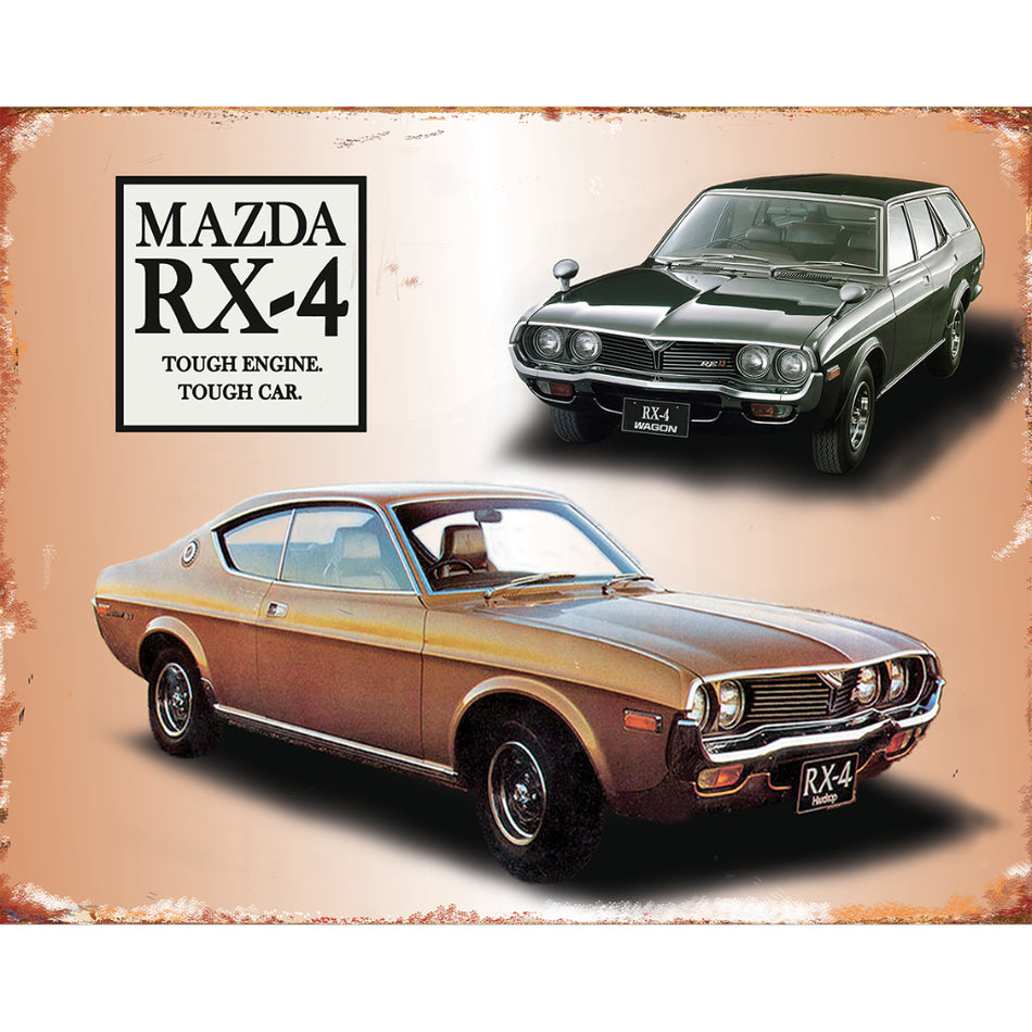 TIN SIGN Mazda RX4