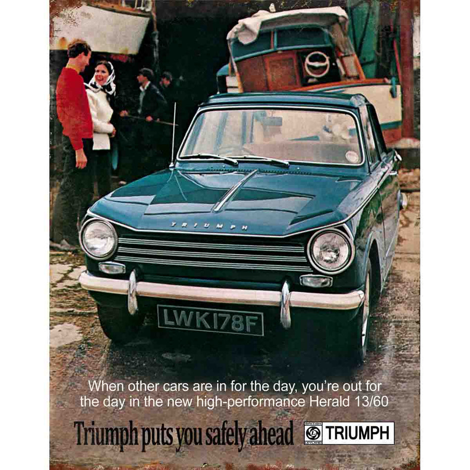 TIN SIGN Triumph Herald