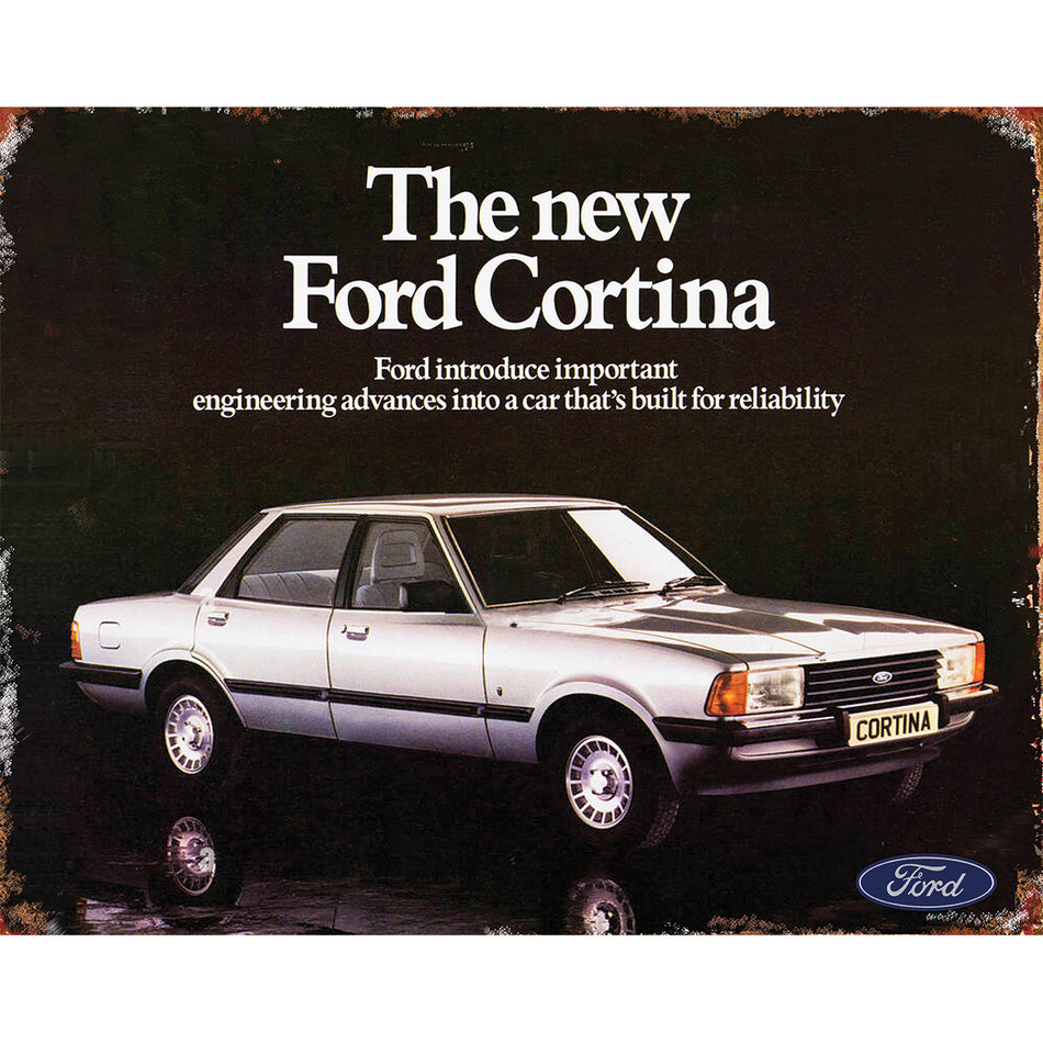 TIN SIGN Ford Cortina Mk4