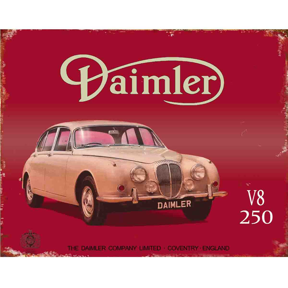 TIN SIGN Daimler V8 250