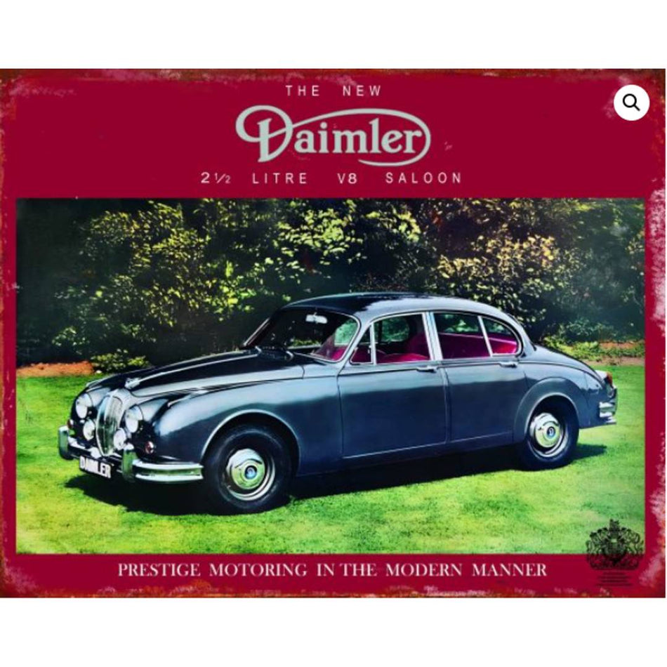 TIN SIGN Daimler 2.5 V8