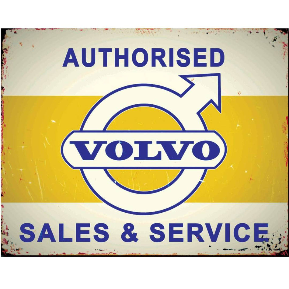 TIN SIGN Volvo Sales and Service
