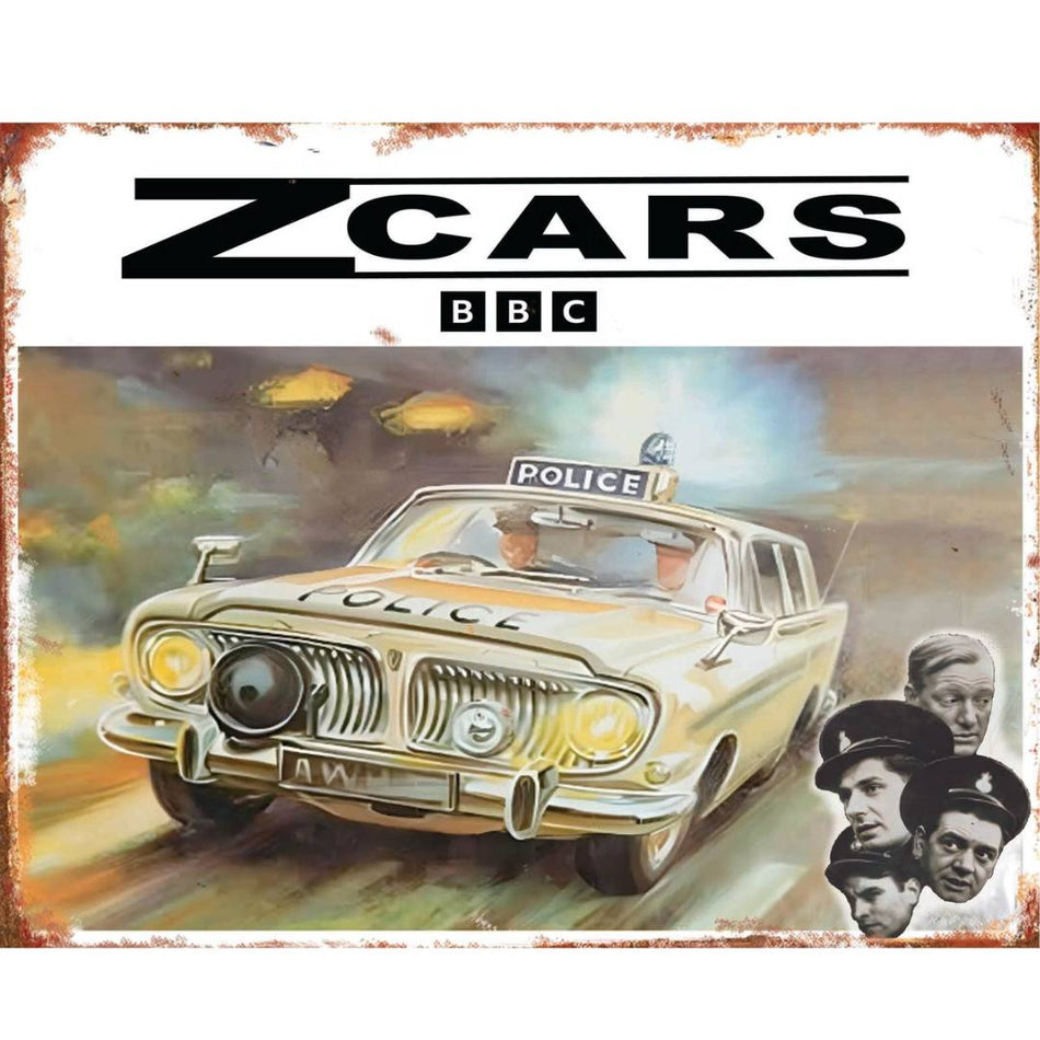 TIN SIGN BBC  Z Cars