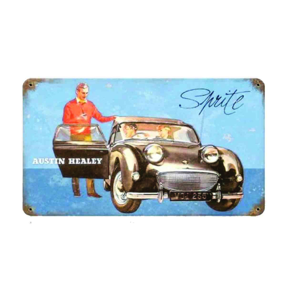 TIN SIGN Healey Sprite