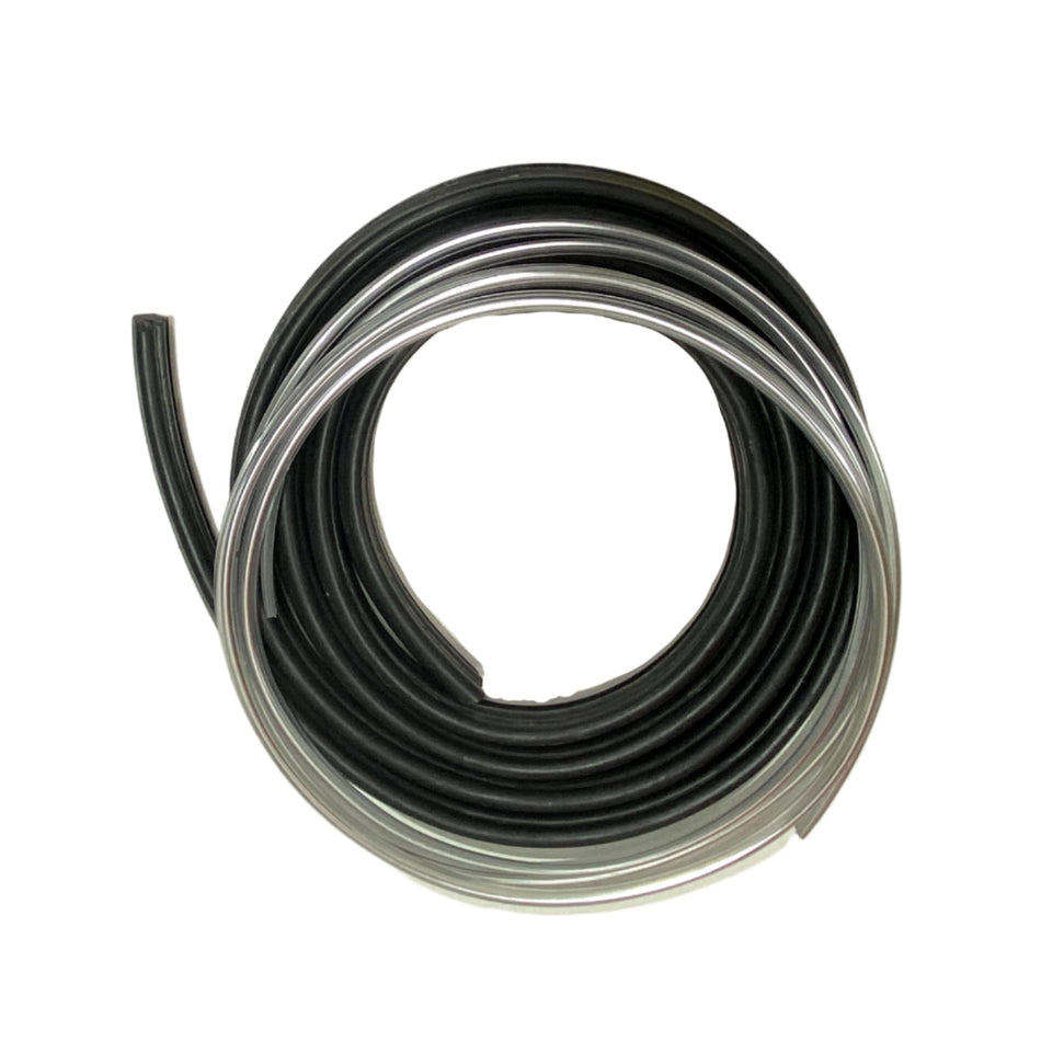 HILLMAN HUNTER  REAR SCREEN RUBBER SEAL KIT with Mylar Chrome