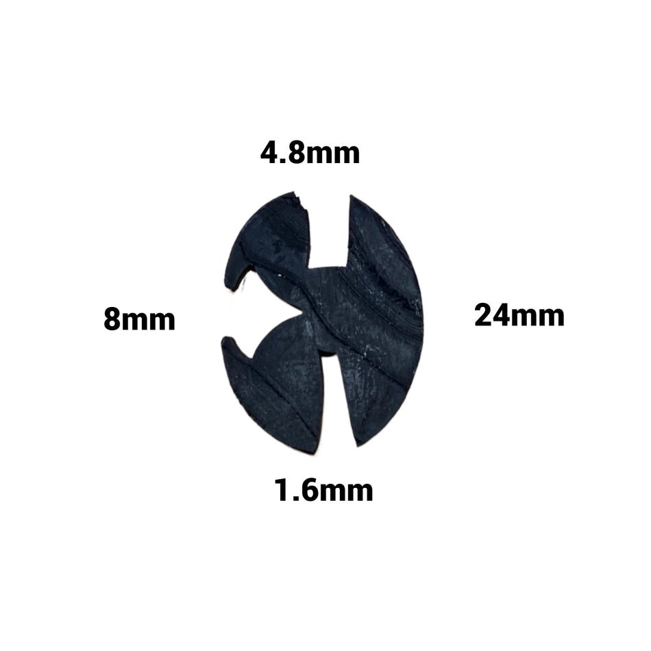 WINDOW SEAL Claytonrite 1.6mm x 4.8mm gaps x 25mm height