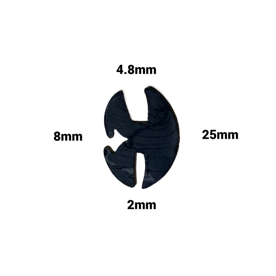 WINDOW SEAL Claytonrite Car Bus Caravan 3.2 x 6.4mm - small fill