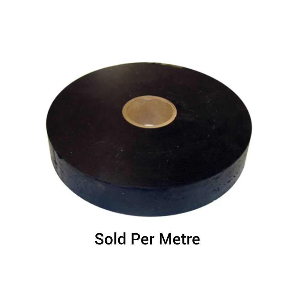 GLAZING CHANNEL SEAL Rubber Strip 1.2mm x 38mm Per Metre