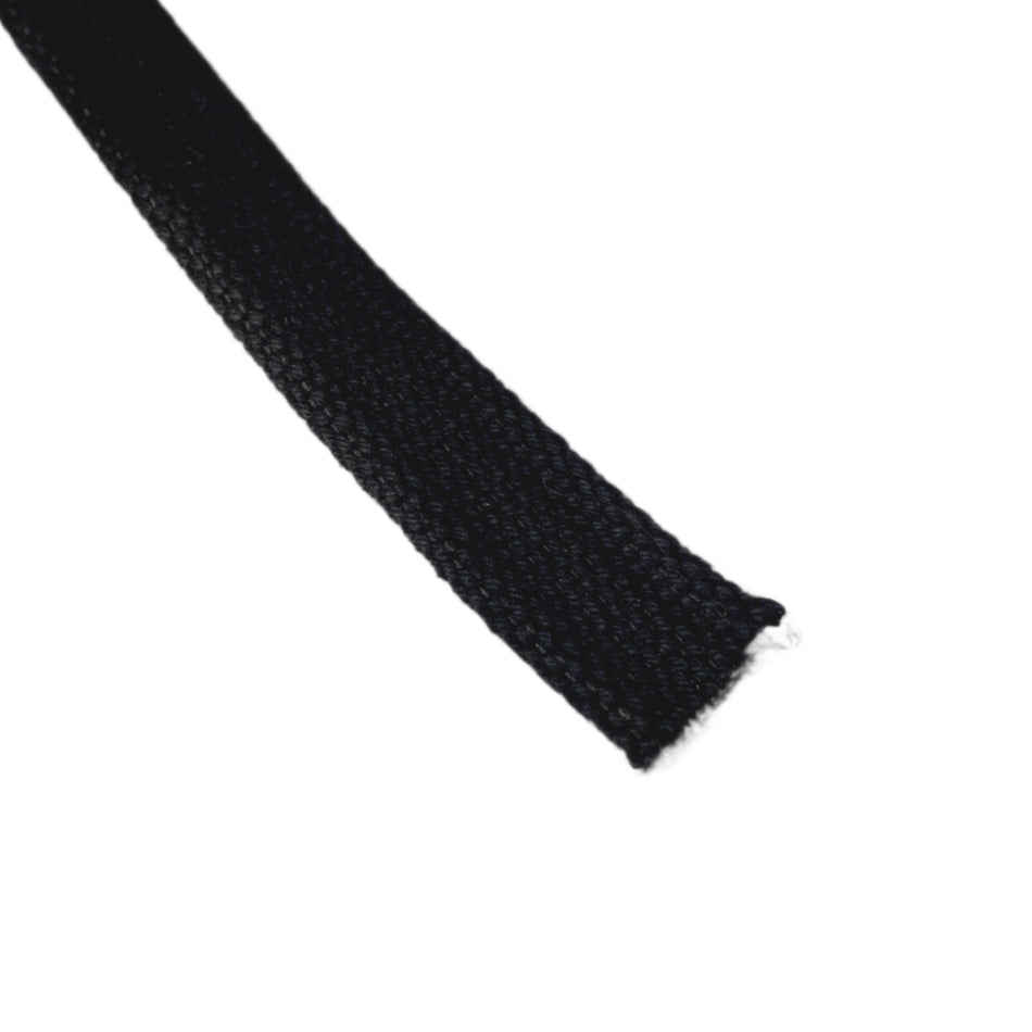 BONNET LACING 3/4" 19.0mm Black NOS Ribbed Edge Dog Bone Style