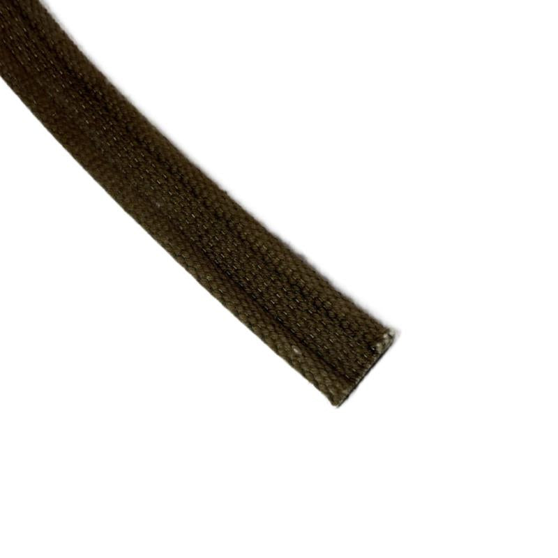 BONNET LACING 3/4" 19.0mm BROWN NOS Ribbed Edge Dog Bone Style