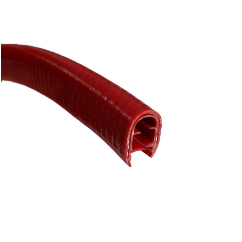 RED PVC WINDLACE Push On Pinchweld Large Patterned per metre