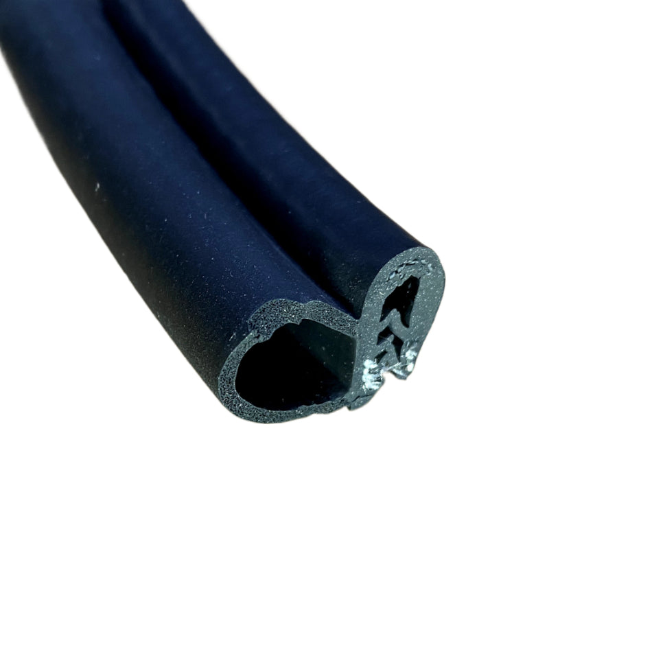WINDLACE Push Black rubber with Large bulb on side