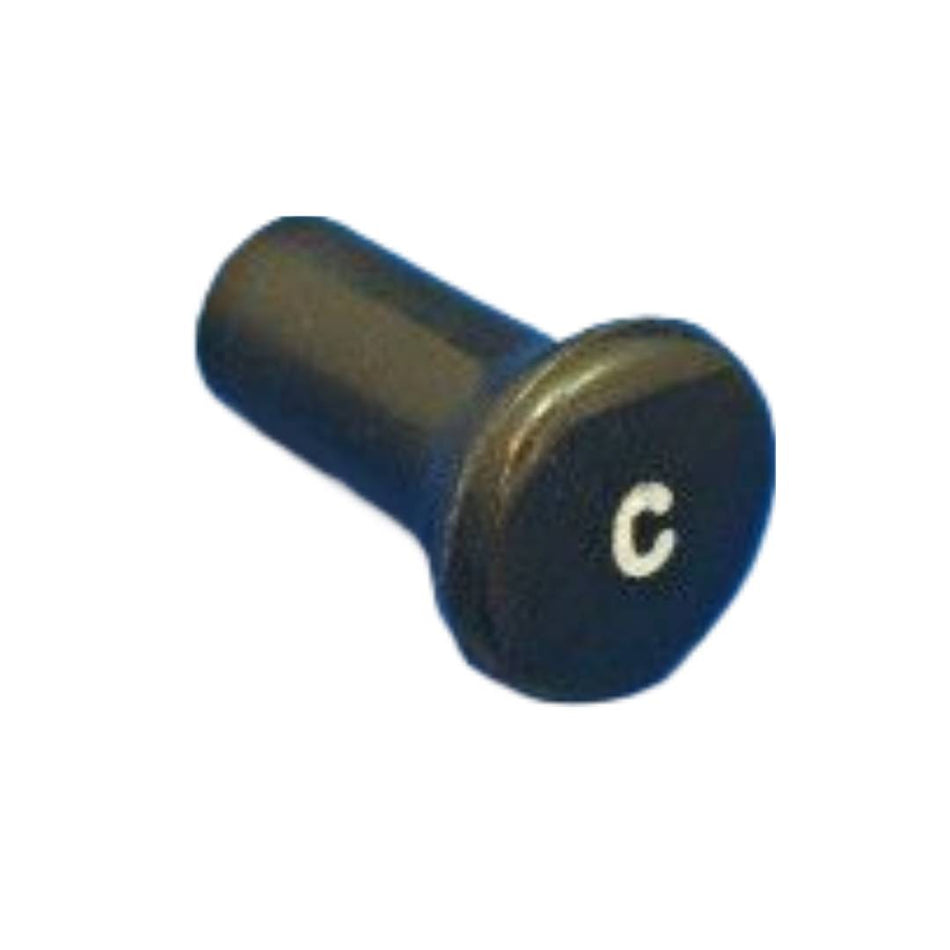 KNOB DASH "C" PULL Knob Black Bakelite 2BA Thread Choke