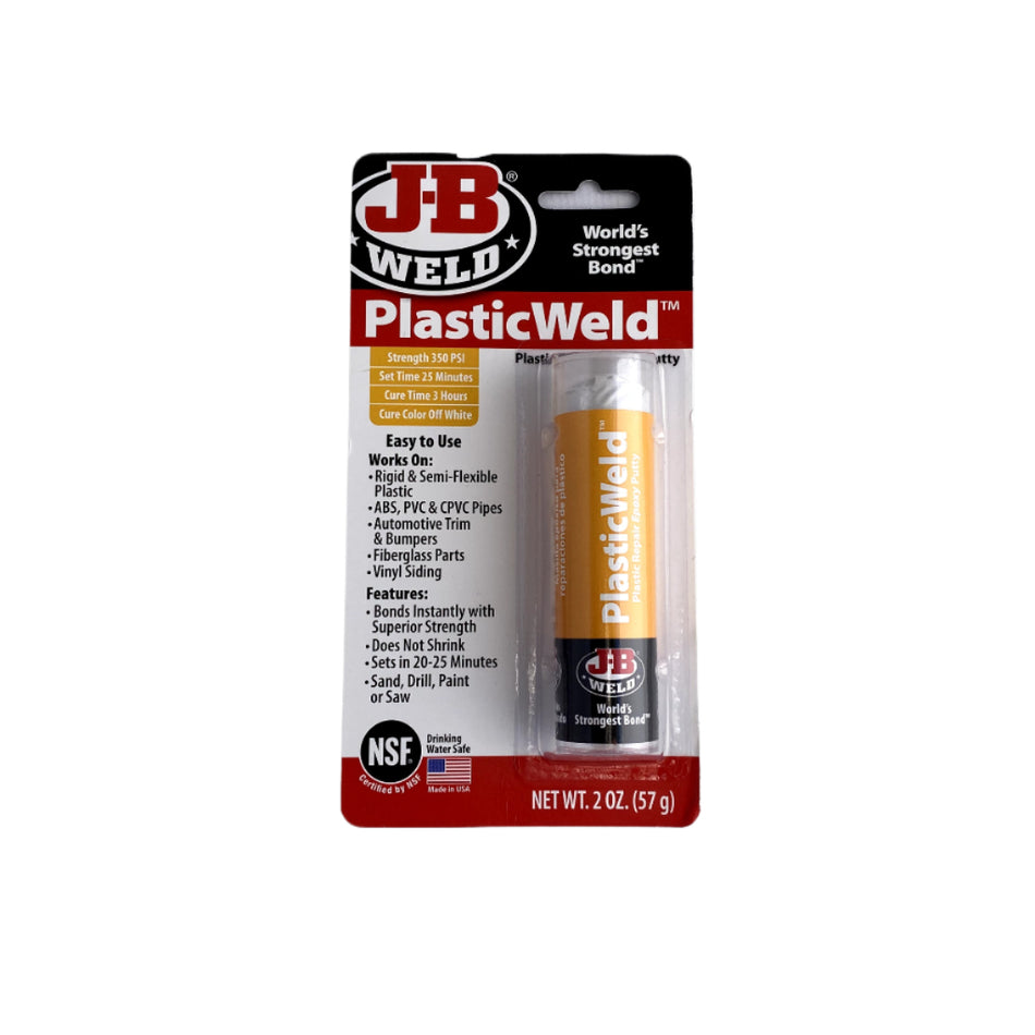 PLASTICWELD JB Plastic Repair Epoxy Putty 57g