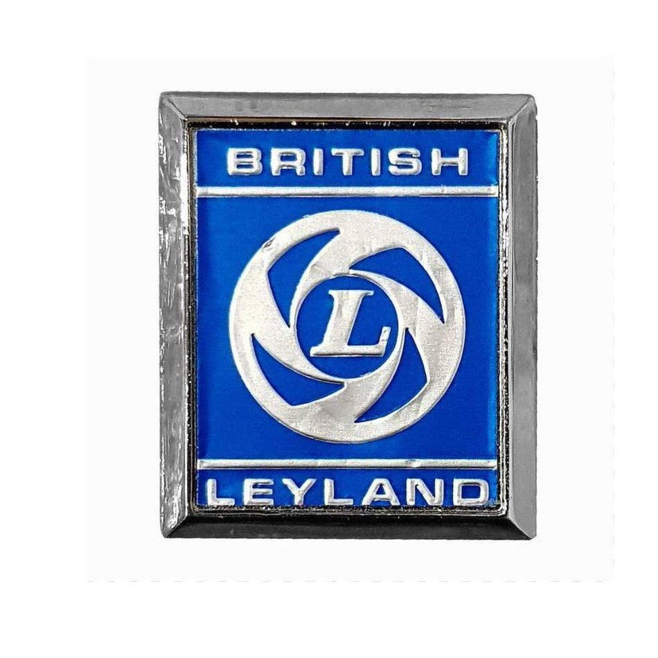 BADGE BRITISH LEYLAND Blue Stick On Lower Fender House Badge