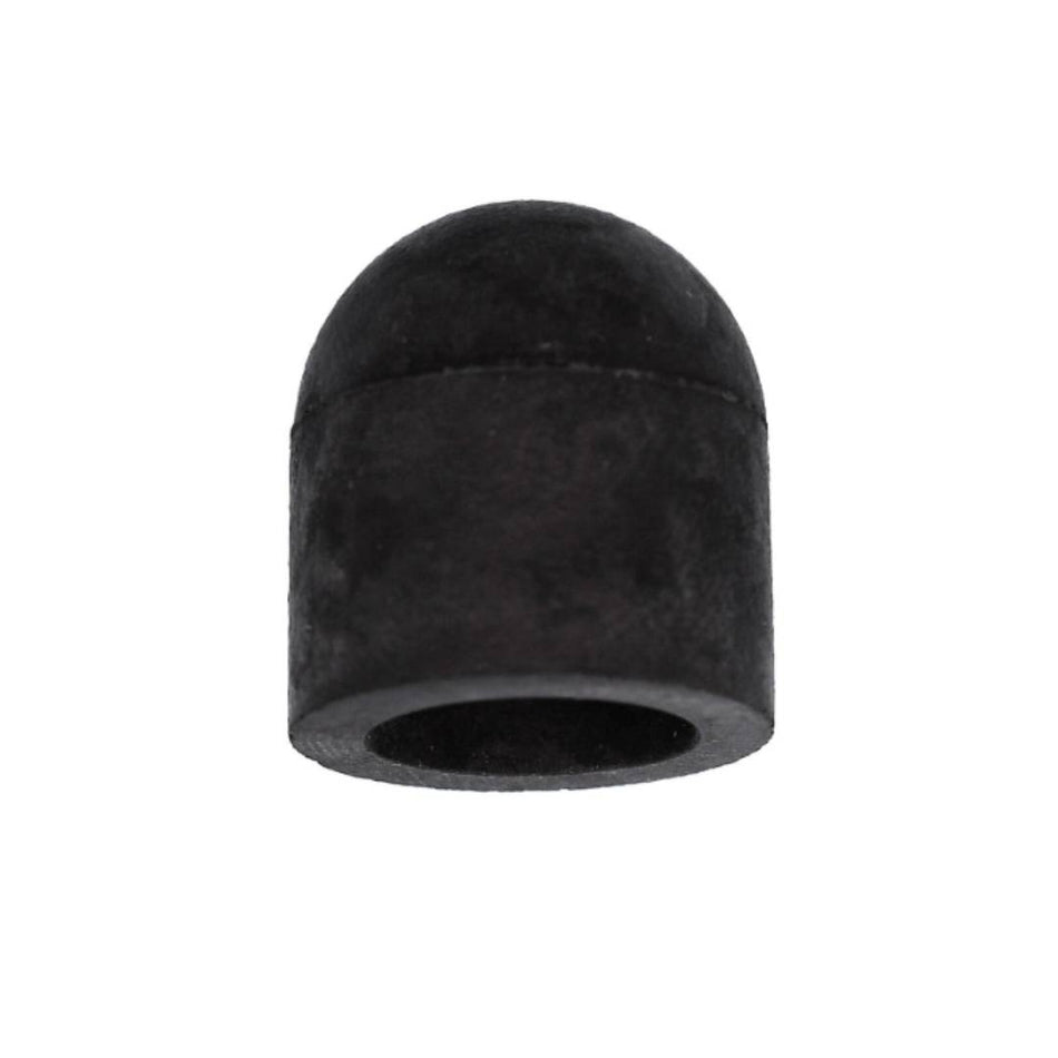 RUBBER VACUUM CAP Black For 1/2" Diameter