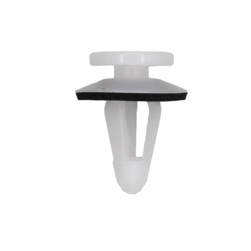 RETAINER CLIP 15mm White Double Head Chrysler Mitsubishi