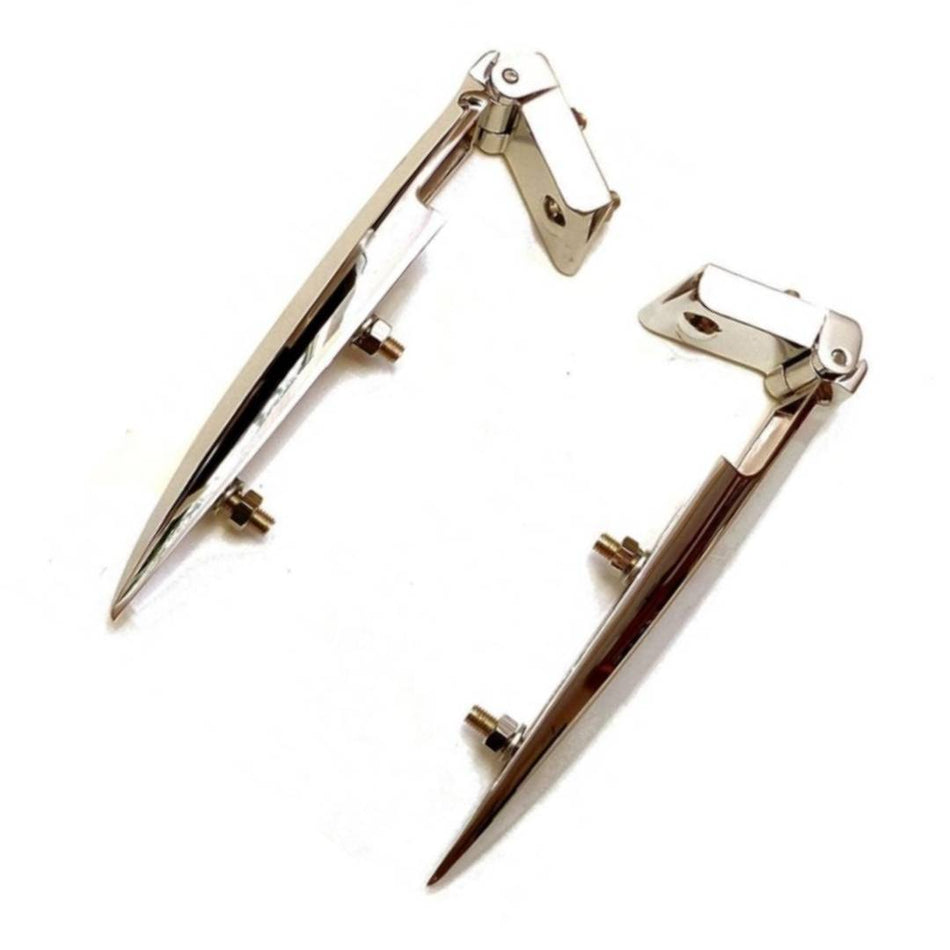 MORRIS MINOR BONNET HINGES Pair LH and RH 1952 on