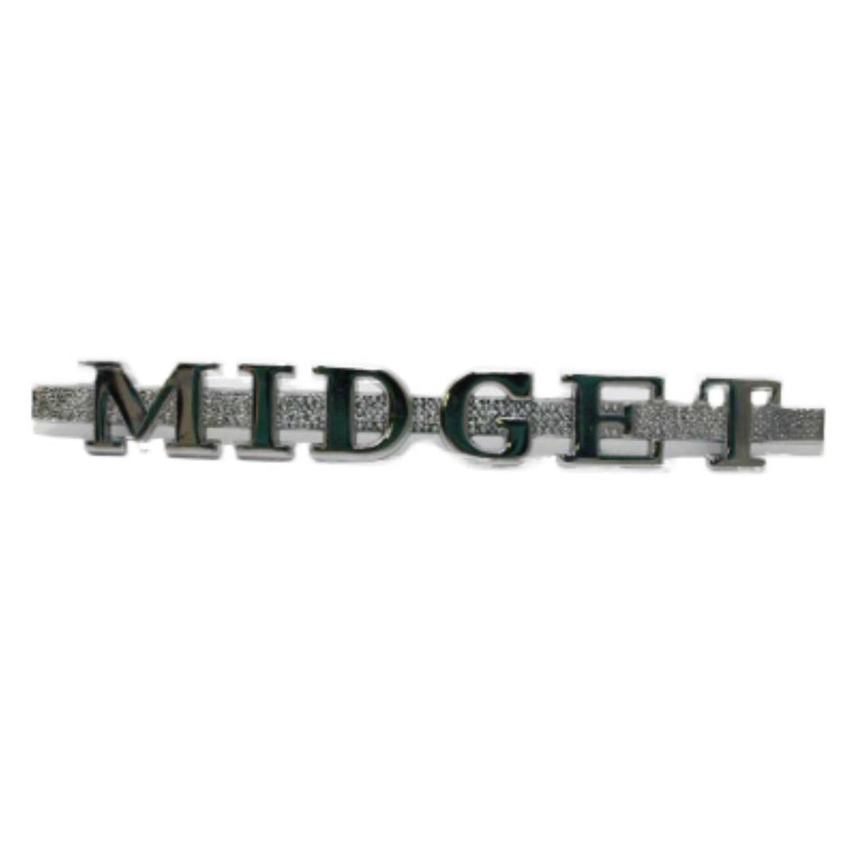BADGE "MIDGET" Boot Chrome Metal