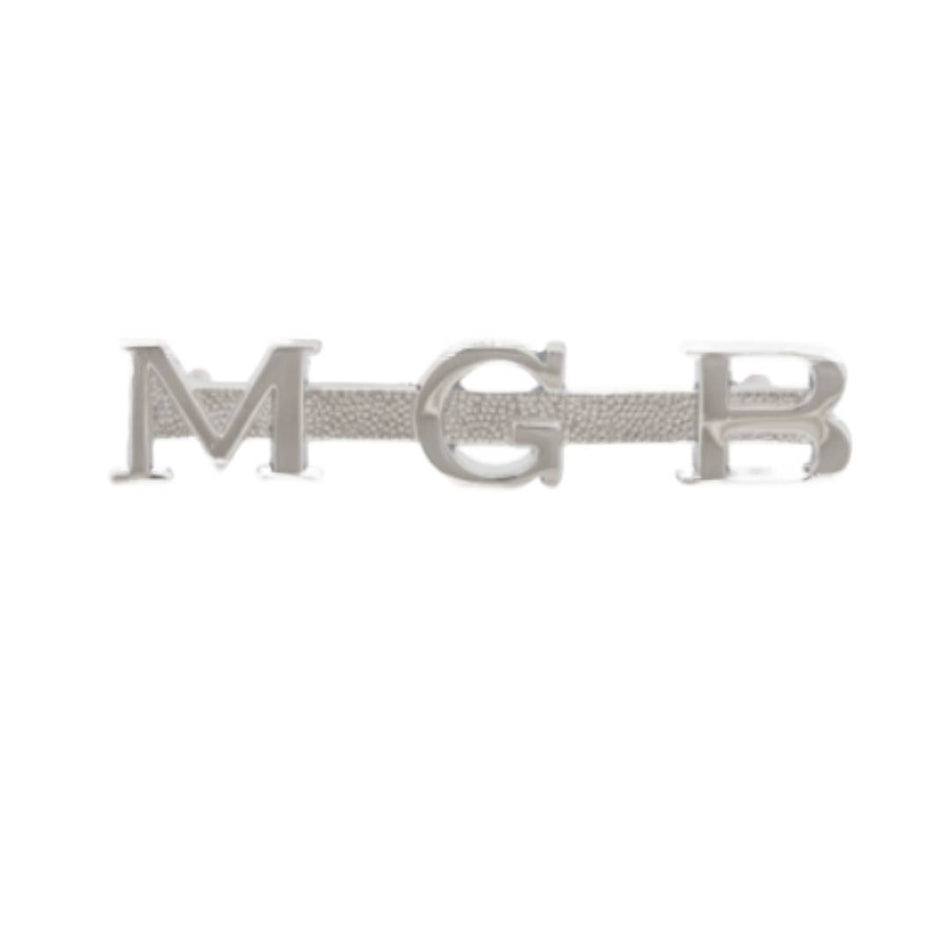 BADGE "MGB" Chrome Metal with pins