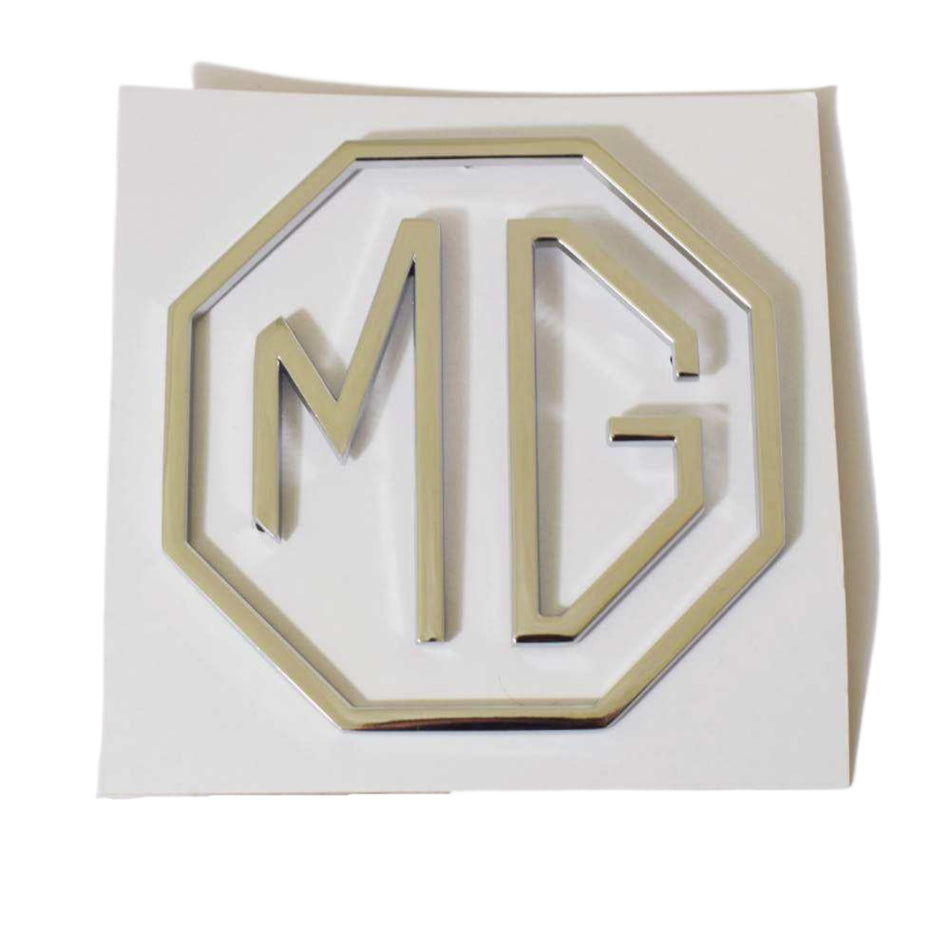 BADGE "MG" Logo Skeleton Type Chrome MGA MGB MGC