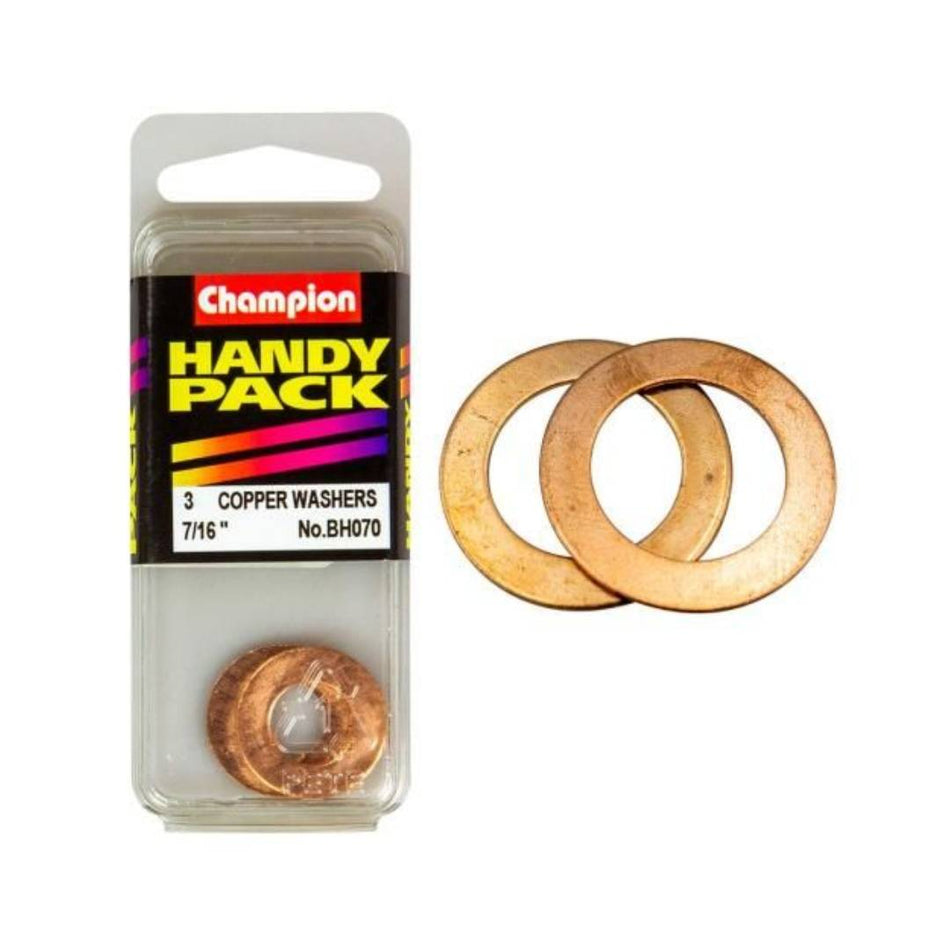 CHAMPION, Copper washers7/16"x13/16