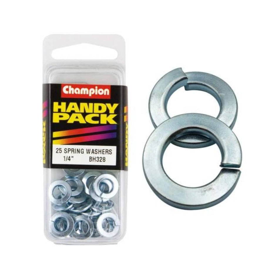 SPRING WASHERS 1/4" Champion 20 Pack