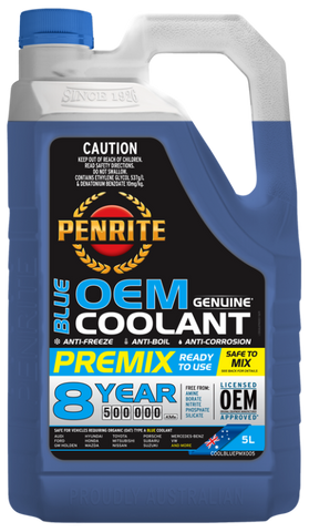PENRITE Blue OEM Approved Coolant Premix 5L
