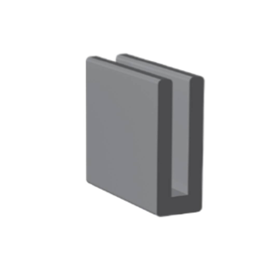RUBBER EDGE CHANNEL Square Edge 14.5mm 2mm per metre CS50 – Basis NZ
