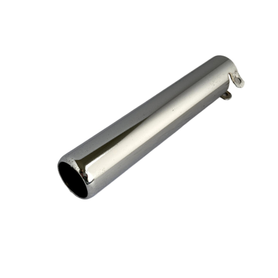 EXHAUST TIP EXTENSION 38mm (1 1/2") straight, chrome